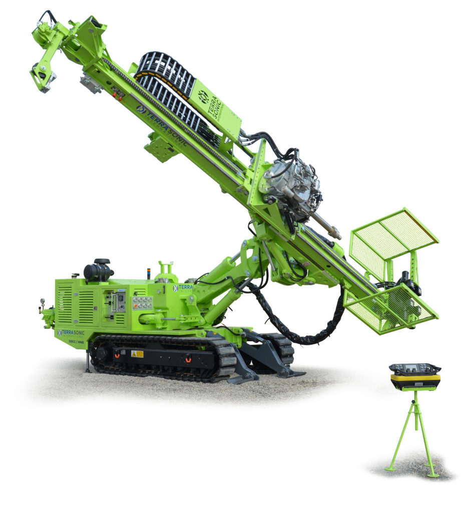 TSi 150AC8 – Compact Crawler-Mounted Articulating Sonic Drill Rig